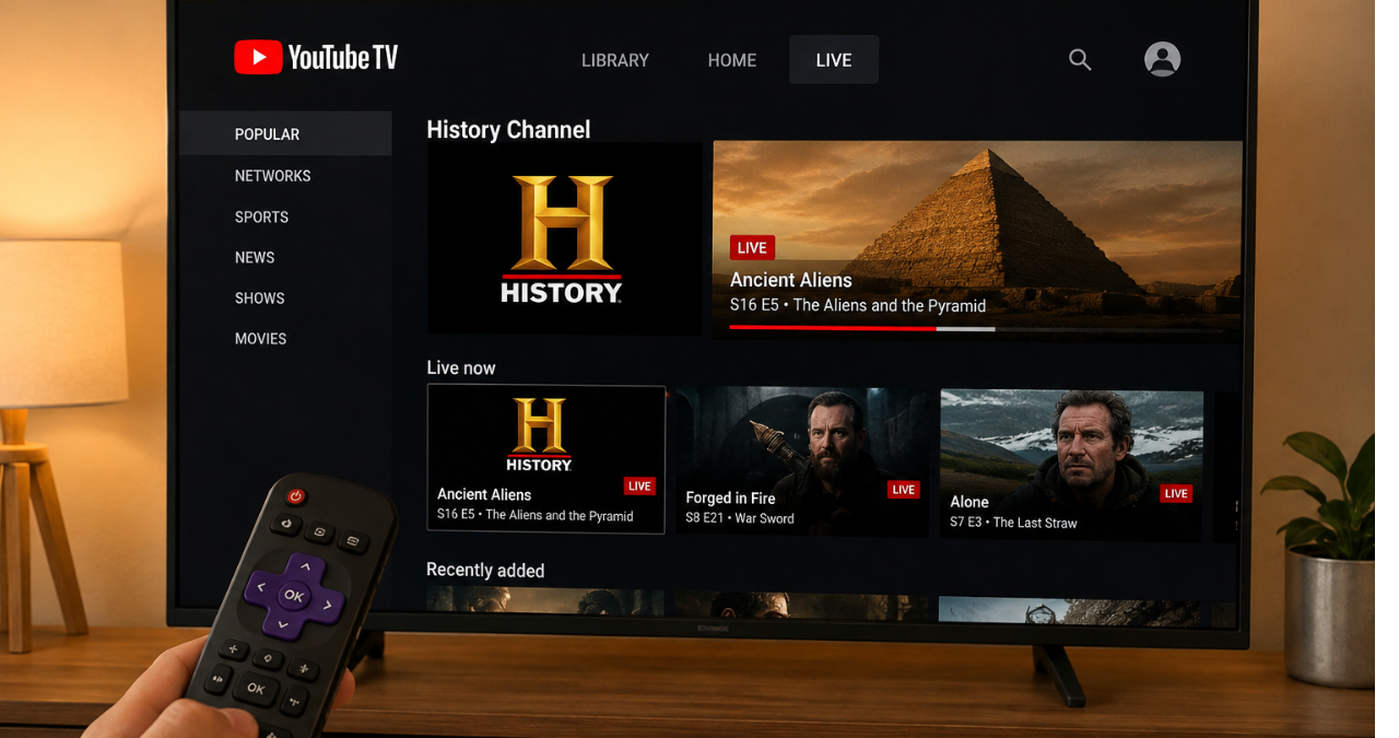 YouTube TV History Channel: A Complete Guide to Watching HISTORY Programming 2 Untitled design 2026 08 22T071855.755
